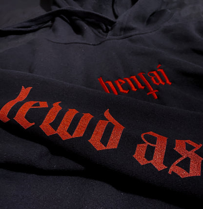 Lewd As Hell Crop Top Hoodie