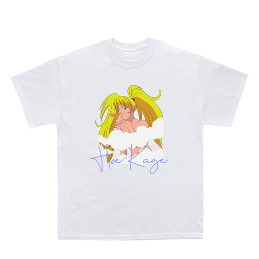 "Hoe-kage" shirt white